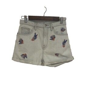 Juicy Couture Black Label Los Angeles Rare Denim Jean Shorts - 27 - Women